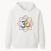 White Aum BLISS Hoodie (Unisex)